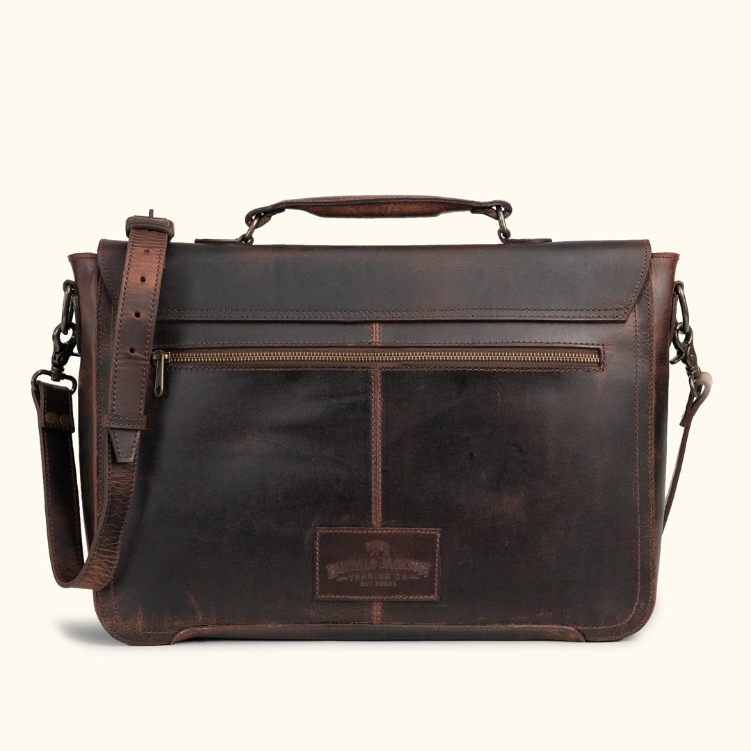 Genuine leather laptop messenger bag Clearance