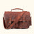 Ryder Reserve Bison Leather Briefcase | Brown
