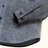 Riverton Wool Shirt Jac | Charcoal Shadow Gray