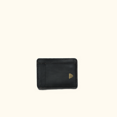 Limited Edition Jefferson Leather Slim ID Wallet | Black