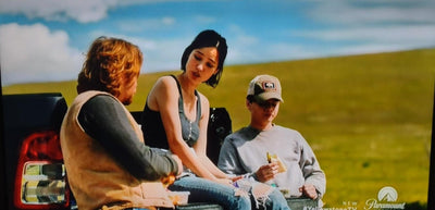 Tate Dutton wearing the Buffalo Jackson Wyoming State Flag Hat on Yellowstone (shown in the Green/Grey colorway)