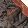 Open Chest Pocket - Leather Accent