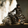 Black Motorcycle Jacket for Men