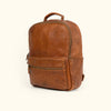 Men's Vintage Full Grain leather backpack tan
