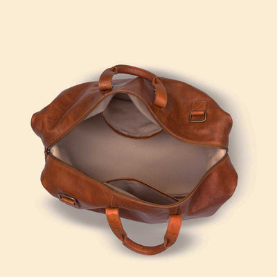 Walker Leather Weekend Bag | Rustic Tan