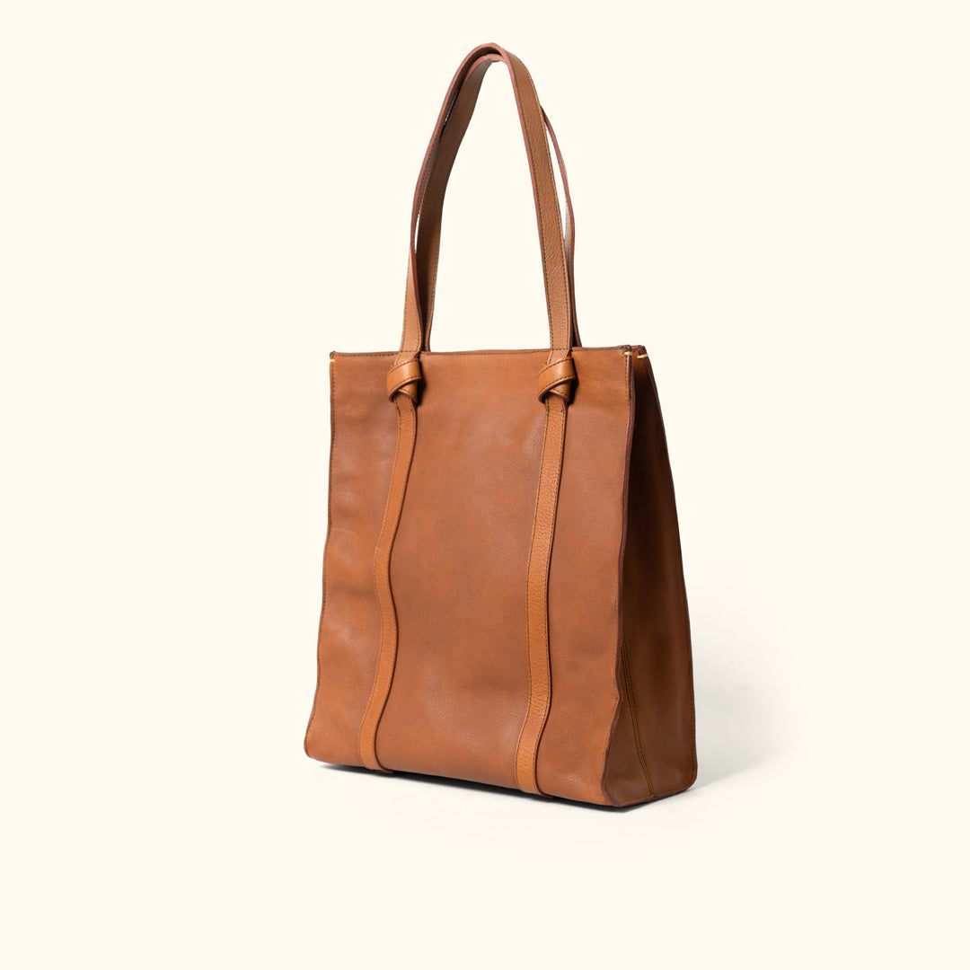Joy Creation Brown Leather Office Bag For Men