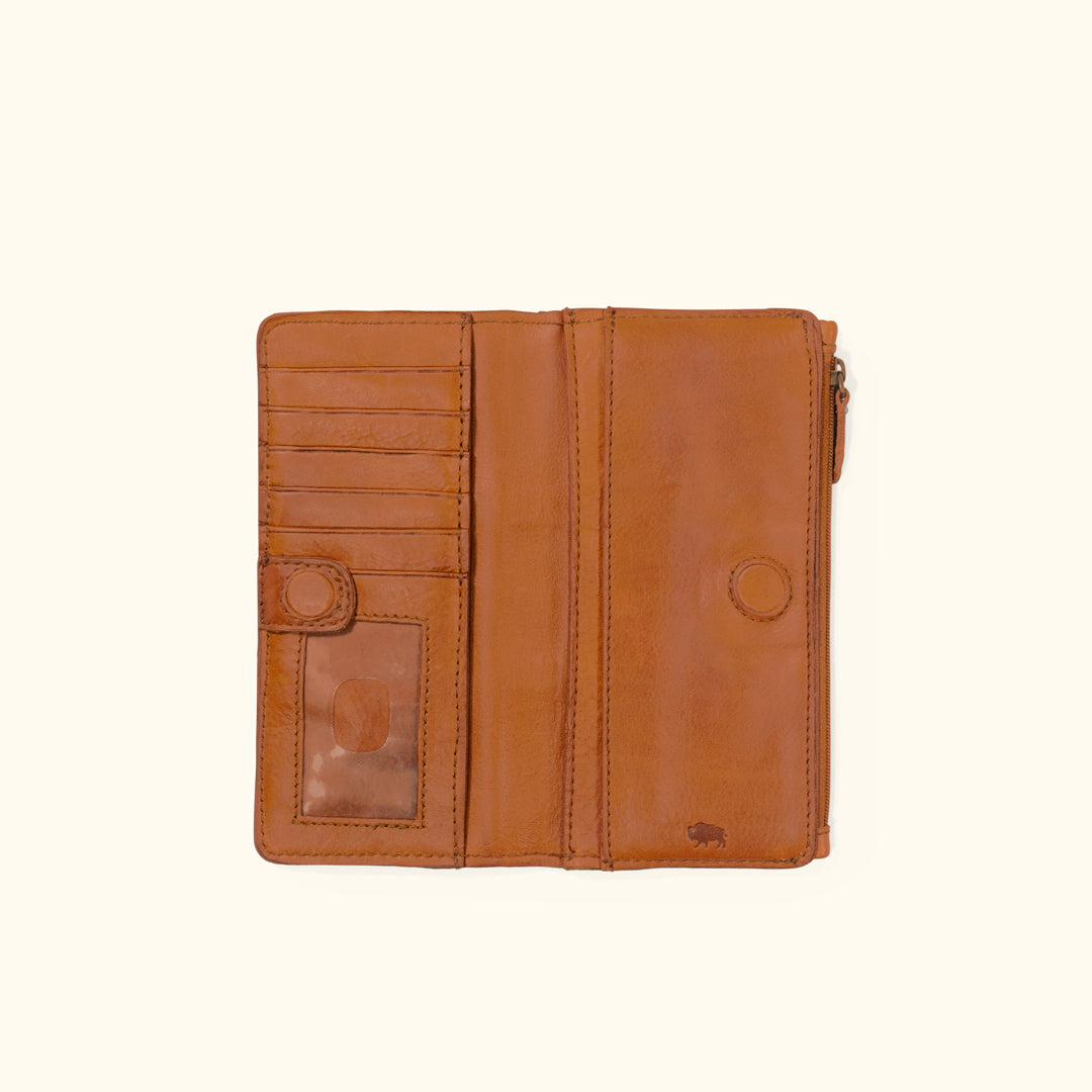 Chelsea Leather Clutch | Honey Brown