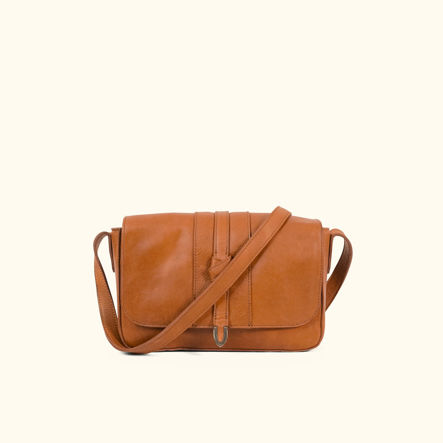 Crossbody Leather Bag Tan Leather Crossbody Bag Pusre - Etsy | Bags,  Foldover crossbody bag, Leather crossbody