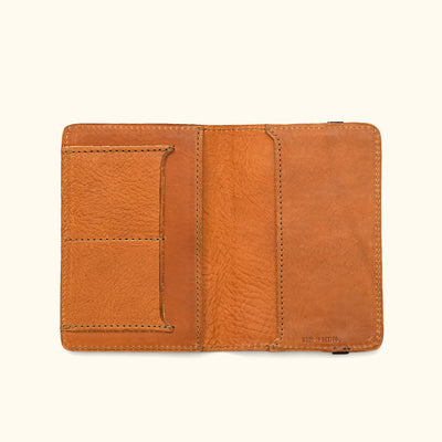 Dakota Leather Field Notes Cover & Travel Wallet | Saddle Tan