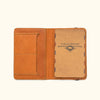 Men's Vintage Leather Field Notes Cover Wallet | Saddle Tan
