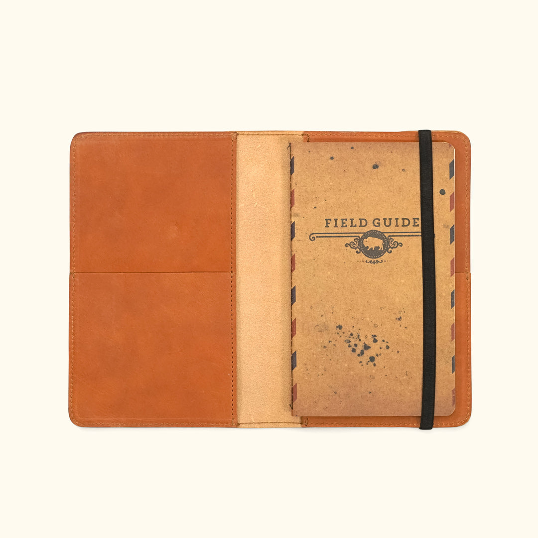 Dakota Leather Journal Cover & iPad Mini Case | Saddle Tan