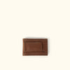 Dakota Leather Magnetic Money Clip Bifold Wallet | Chestnut Brown