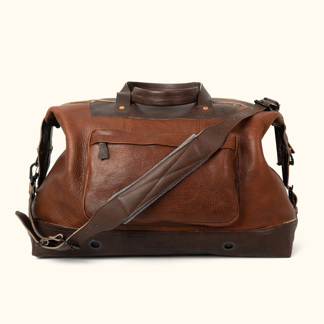 Oversized Leather Travel Bag
