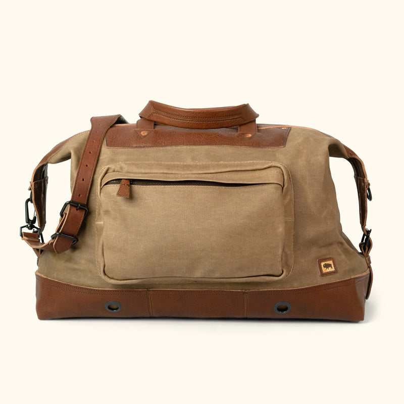 Oversized Travel Bag (Waxed Canvas)