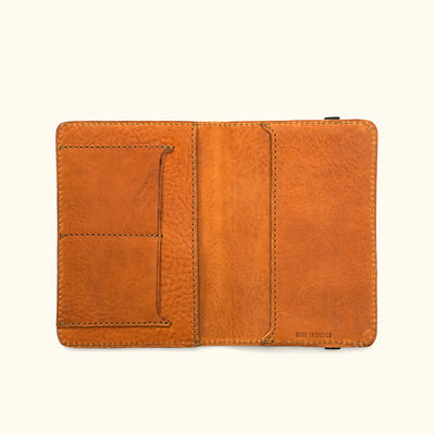 Dakota Leather Passport Wallet & Field Notes Cover | Saddle Tan