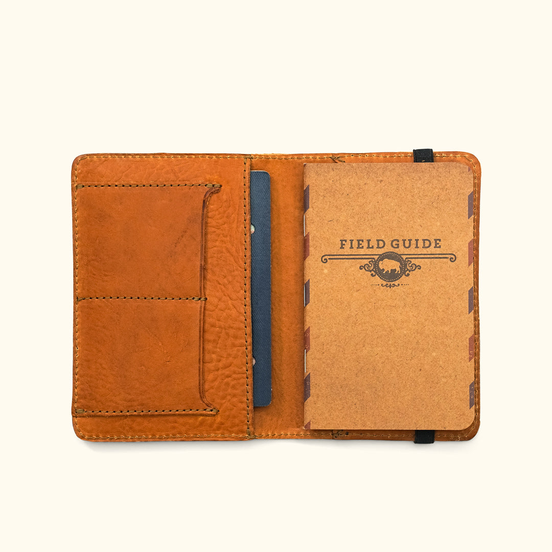 Missionary Passport Holder and Travel Wallet Quote Leather 