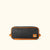 Dakota Waxed Canvas Dopp Kit Toiletry Bag | Navy Charcoal w/ Saddle Tan Leather