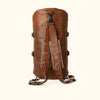 Vintage Leather Duffle Bag/Backpack | Field Khaki w/ Chestnut Brown Leather
