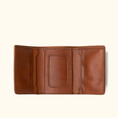 Denver Leather Trifold Wallet | Autumn Brown