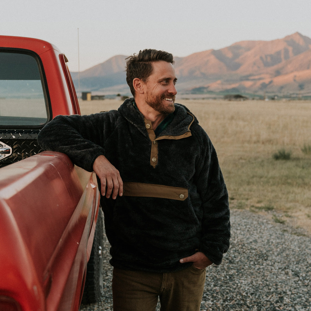 Kodiak Fleece Hoody Black hover