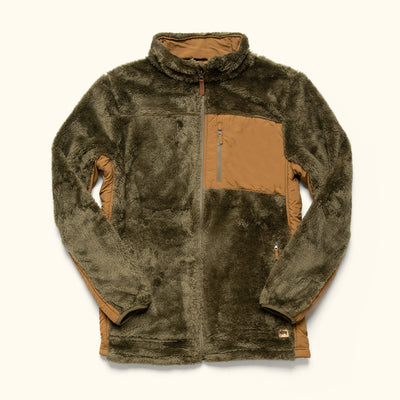 Men's Rugged Fleece Jacket Birchwood Green