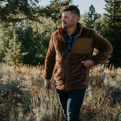 Rugged Fleece Jacket Grizzly Brown