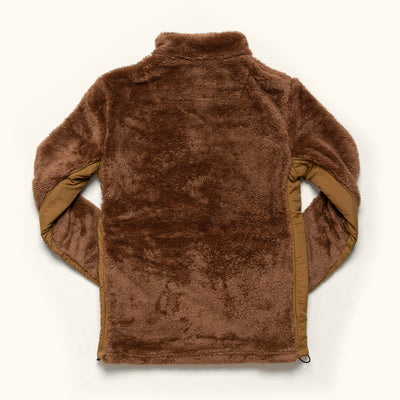 Mens Kodiak Grizzly Brown Fleece Jacket