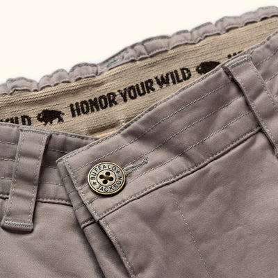Mens Shorts with Interior details - Honor Your Wild on elastic waist band