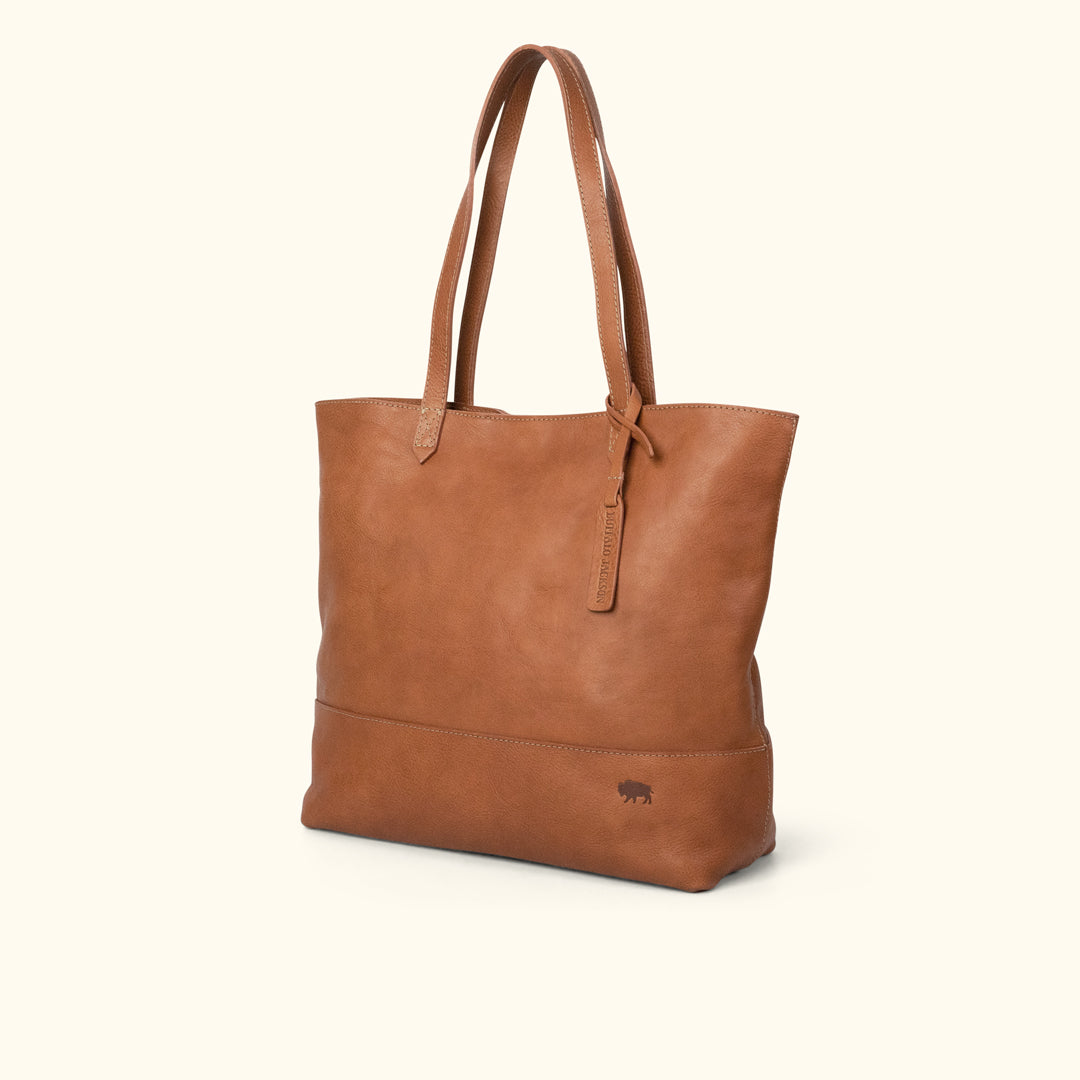 Walker Leather Tote Bag | Rustic Tan