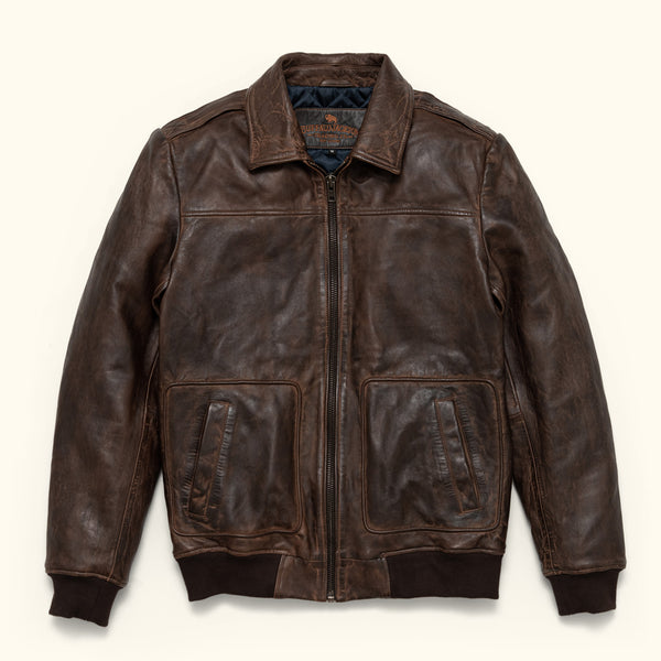 Aviator Leather Jacket (Ranger) | Buffalo Jackson