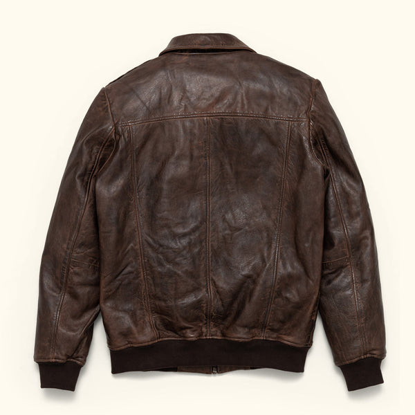 Vintage Brown Bomber Jacket - Limited Edition