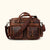 Roosevelt Buffalo Leather Pilot Bag | Dark Oak