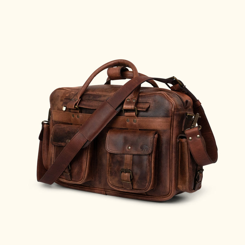 Leather Pilot Bag Roosevelt Collection Buffalo Jackson