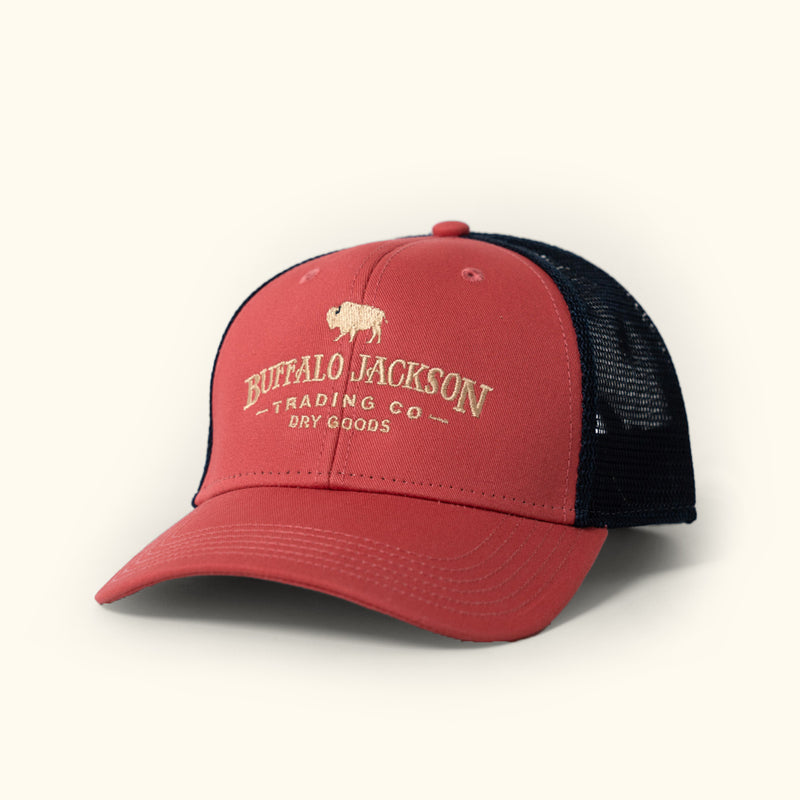 Buffalo Jackson Logo Trucker Hat with Mesh Back