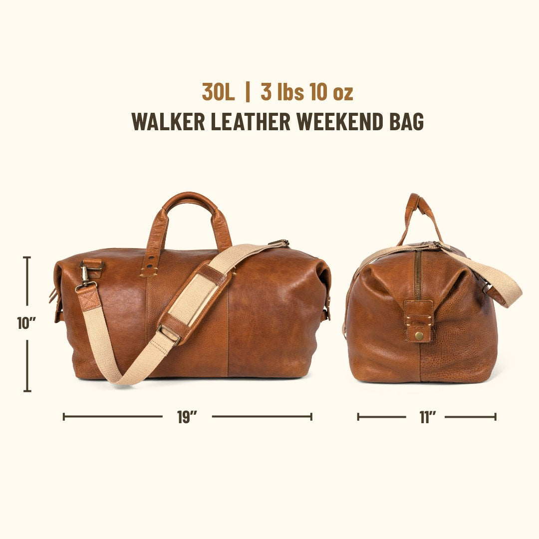 Walker Leather Backpack | Rustic Tan