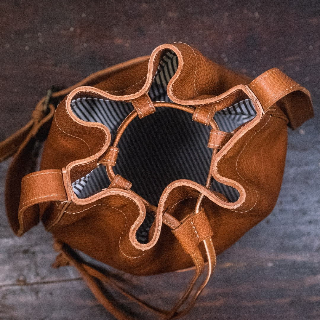 Moxic Leather Drawstring Replacement Strap For Bucket Bag Handbag