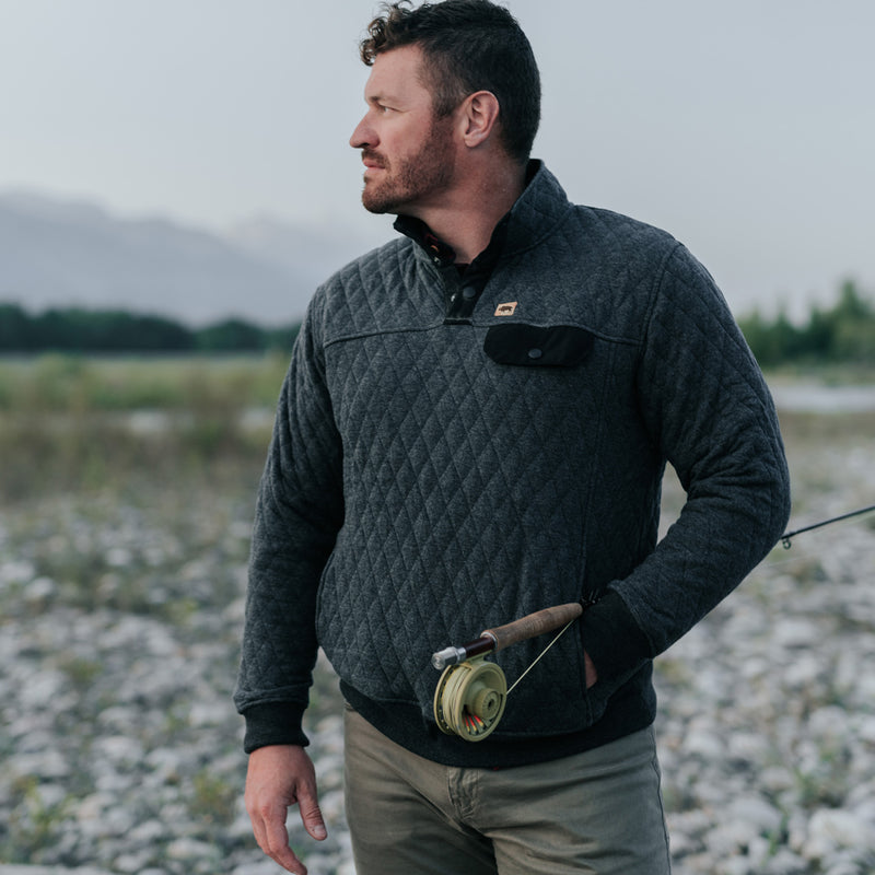 Mens Pullover - Lightweight Quilted Jacket | Buffalo Jackson