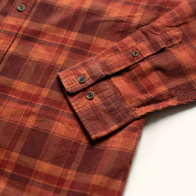 Vintage red Corduroy flannel Shirt