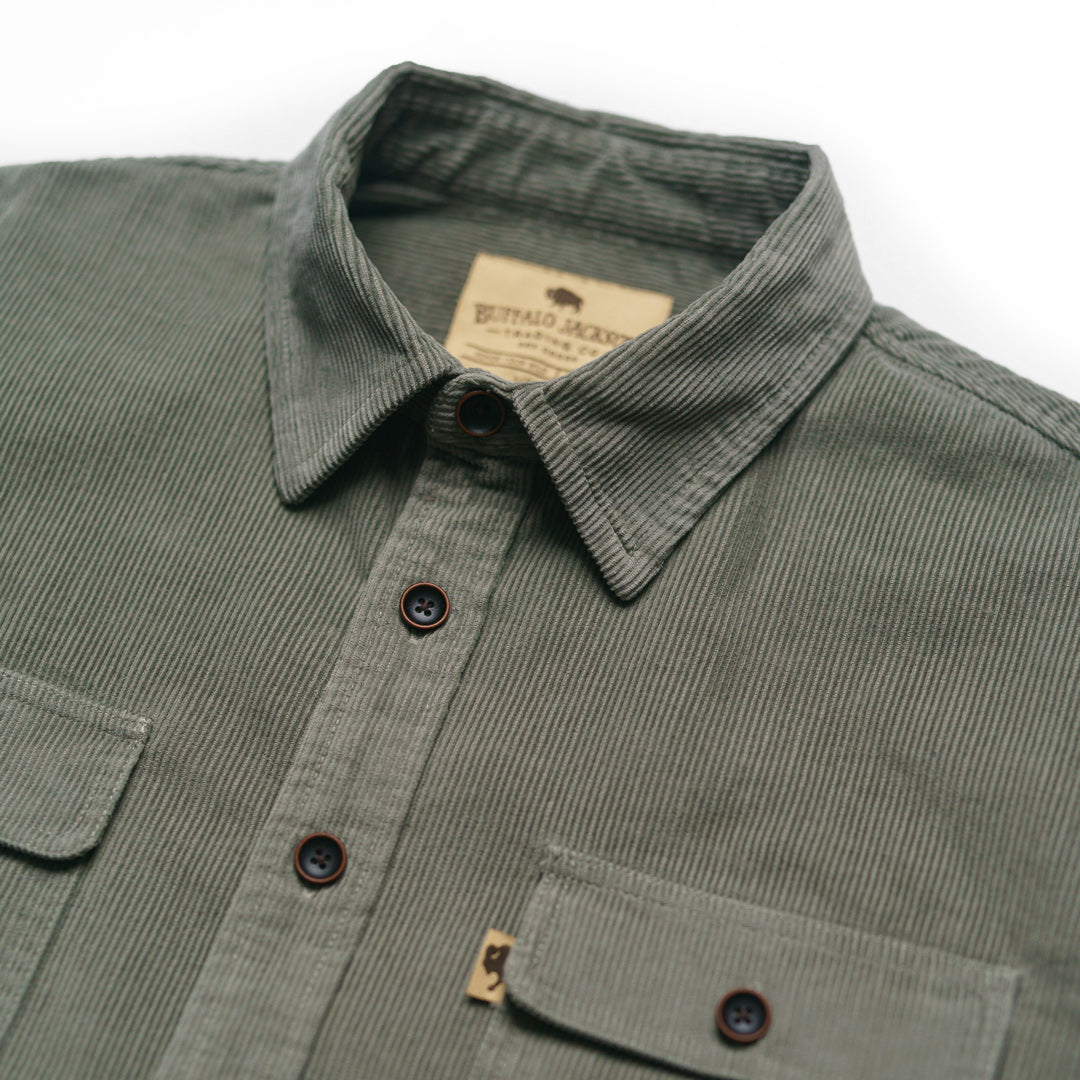 Corduroy Shirt Jac - Mens Heavyweight Shirt | Buffalo Jackson