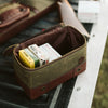 Dakota Shell Bags | Waxed Canvas and Leather
