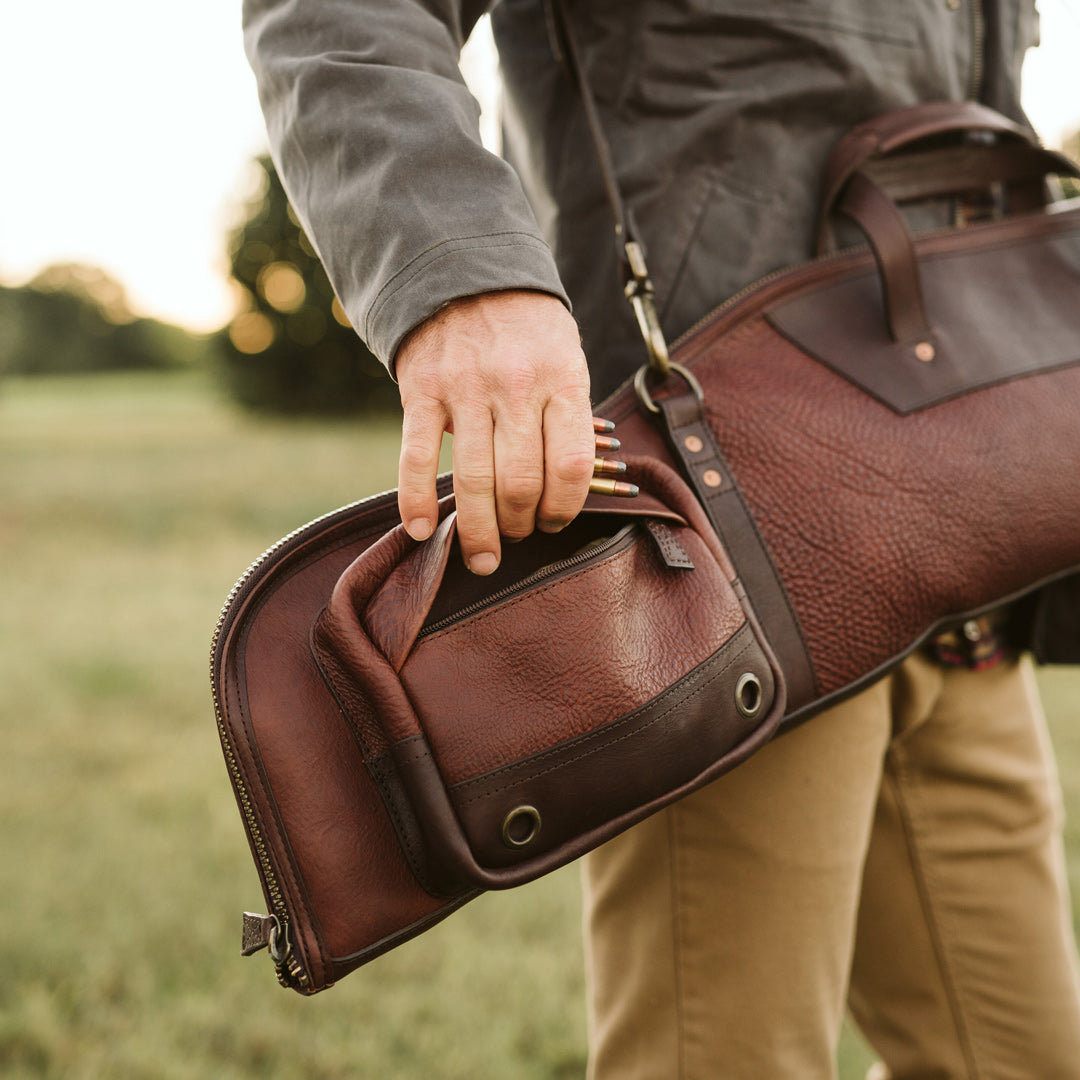 Dakota Rifle Case | Leather