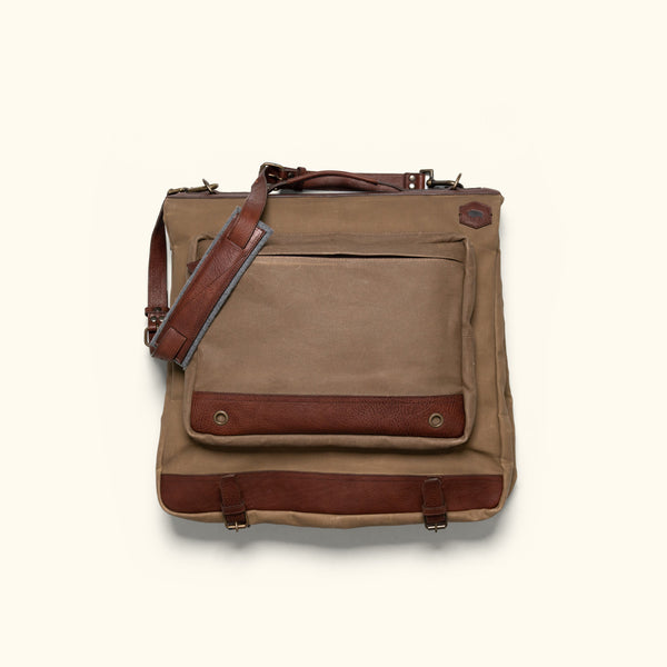 Durable Waxed Canvas and Leather Goods Outdoor Travel Collection
