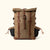 Waxed Canvas Rolltop Backpack | Dakota Collection | Field Khaki