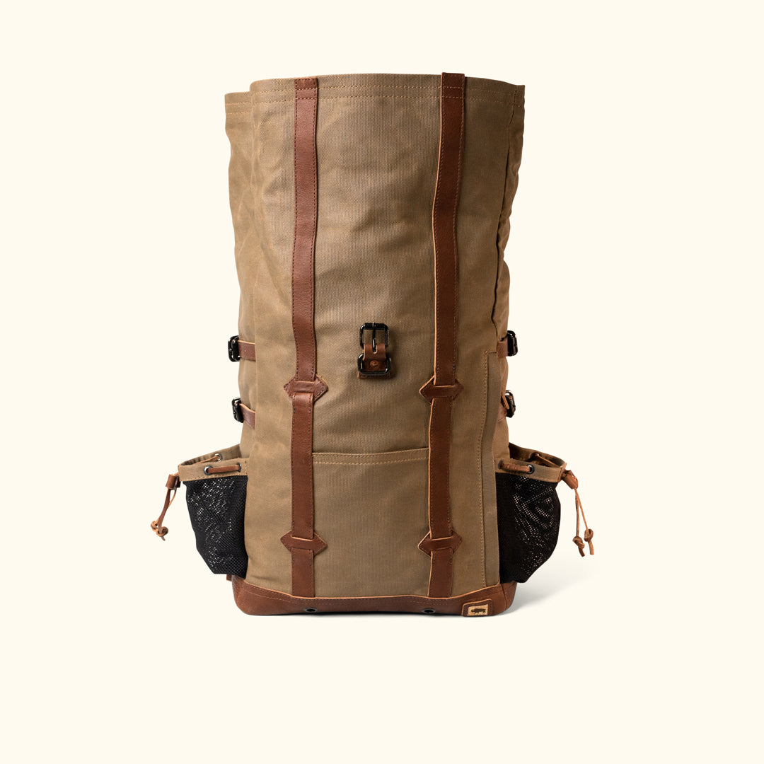 Waxed Canvas Backpack Waxed Canvas Rolltop Backpack Monogram 