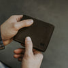 Handmade Bifold Wallet, Handcrafted, Rugged, Leather from Full Grain Tanneries for credit cards and more