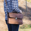 Denver Leather Attache Briefcase | Sienna Brown