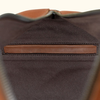 Leather Travel Duffle Bag | Autumn Brown