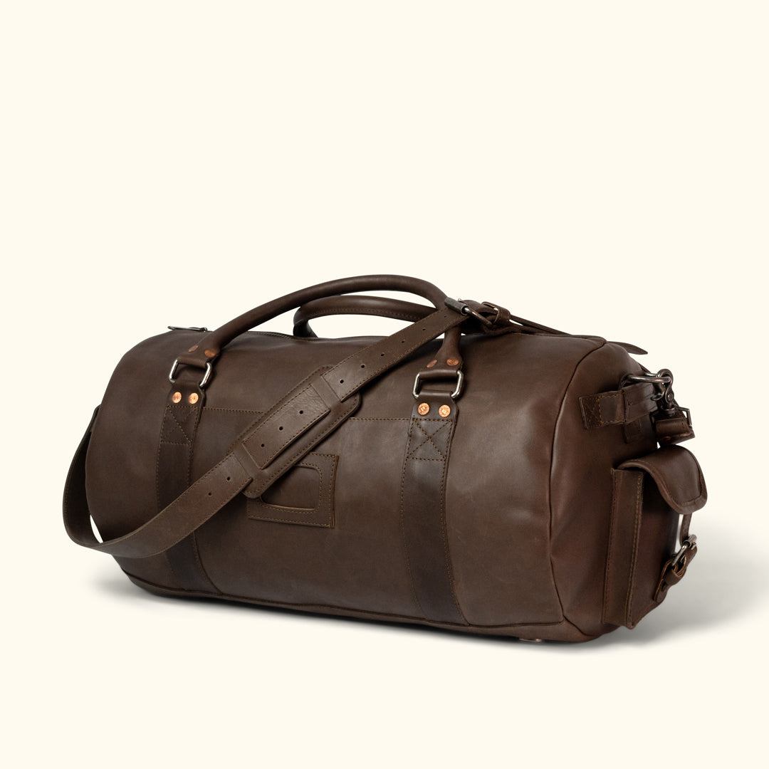 Best mens leather duffle Clearance
