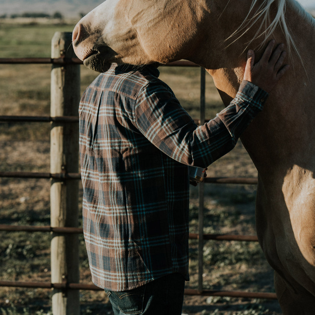 Buffalo Jackson Trading Co. Fairbanks Flannel Shirt | Lodge - M