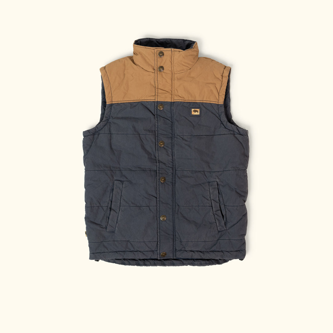 Hudson Vest - Navy and Khaki